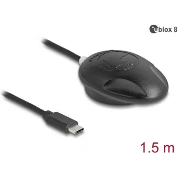 GNSS imtuvas Navilock NL-802UC EVA-M8Q – USB Type-C 2.0, 1,5 m laidas