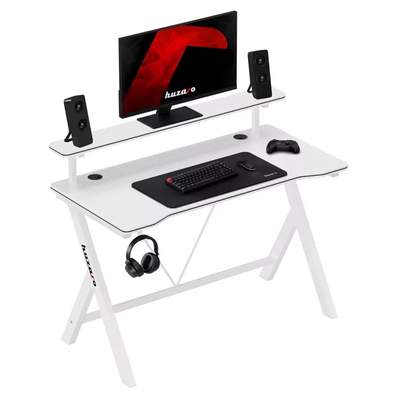 Huzaro Hero 1.9 Baltas Gaming Stalas