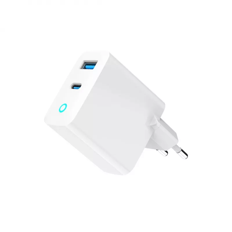 Gembird TA-UC-PDQC65L-W-01 universalus greitasis mobiliojo įrenginio įkroviklis, balta spalva, AC, 65W, GaN