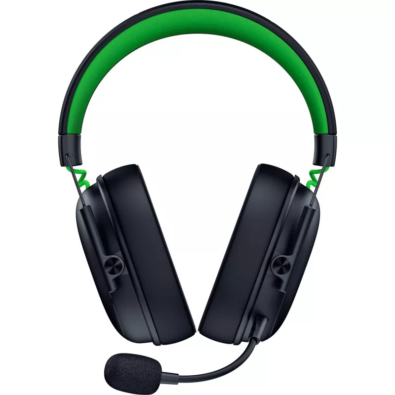 Ausinės žaidimams Razer BlackShark V3 X HyperSpeed — laidinės ir belaidės (USB-A, Bluetooth), uždengiančios ausis, 20–28 kHz, 270 g, juodos/žalios