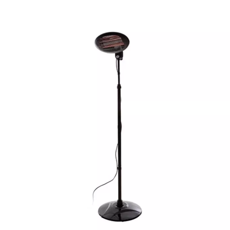 Elektrinis šildytuvas Sunred SMQ2000A, 2000 W, kvarcinis, vidaus ir lauko naudojimui, juodas