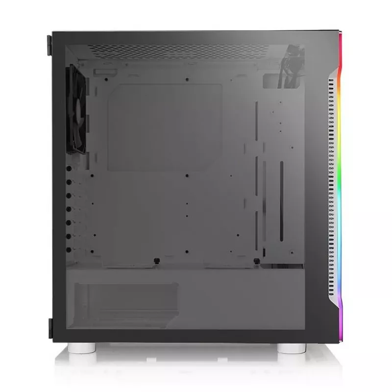 PC korpusas Thermaltake H200 TG Snow RGB Midi Tower baltas