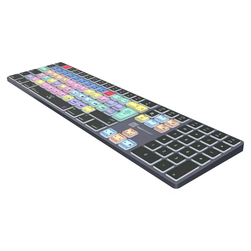 LogicKeyboard Titan DE Mac klaviatūra, skirta Adobe Premiere Pro CC – vokiškas išdėstymas