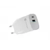 Įkroviklis NATEC NUC-2140, 30W, USB-C PD 3.0 + USB-A, Samsung AFC, Baltas