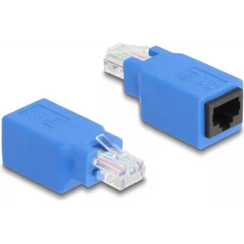 DeLOCK 64803 RJ45 adapteris lyties keitiklis mėlynas