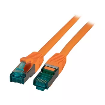 EFB-Elektronik RJ45 jungiamasis kabelis Cat.6A S/FTP LSZH oranžinis 0,15 m (MK6001.0,15O)