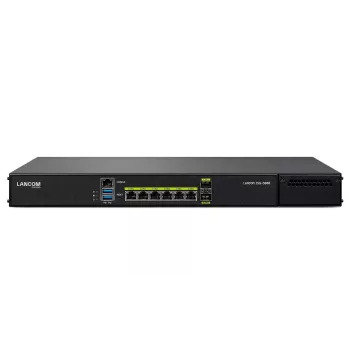 LANCOM ISG-5000 daugiagigabitinis SD-WAN šliuzas iki 100 VPN jungčių, 6xGE 2xSFP+ 2xUSB ugniasienė/IPS (61079)