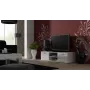 Cama TV stovas SOHO 140 baltas/baltas blizgus