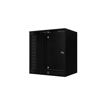 19 colių 12U sieninis stovas 565 x 400 x 572 mm SOHO - juodos spalvos