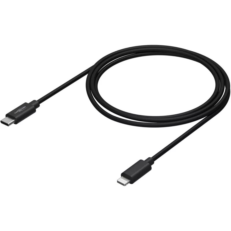 Laidas mobiliajam telefonui Ansmann 1700-0106 Juodas USB C Lightning 0,12 m