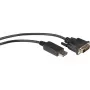 ROLINE vaizdo kabelis DisplayPort (vyriškas) – DVI-D (vyriškas) 1 m (DisplayPort 1.1) su fiksavimo varžtais, juodas (11.04.5771)