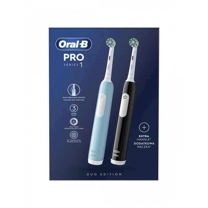 Oral-B PRO1 Duo Pack elektrinis dantų šepetėlis