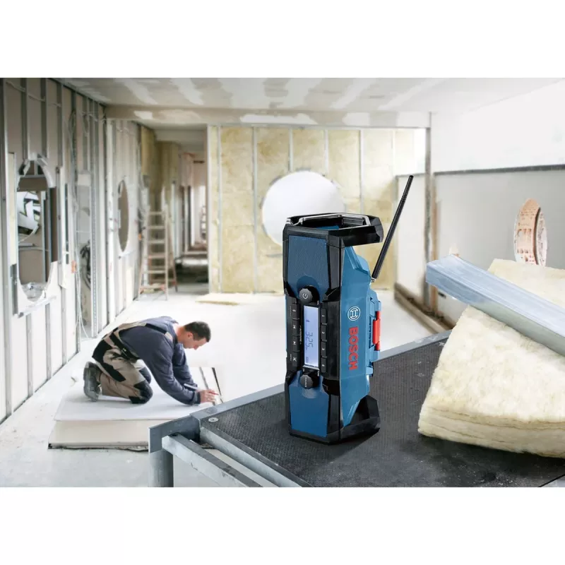 Bosch GPB 18V-2 C Professional nešiojamas skaitmeninis radijo imtuvas juodas, mėlynas, sidabrinis