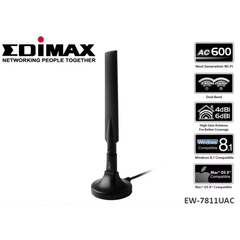 Belaidžio tinklo adapteris Edimax EW-7811UAC USB
