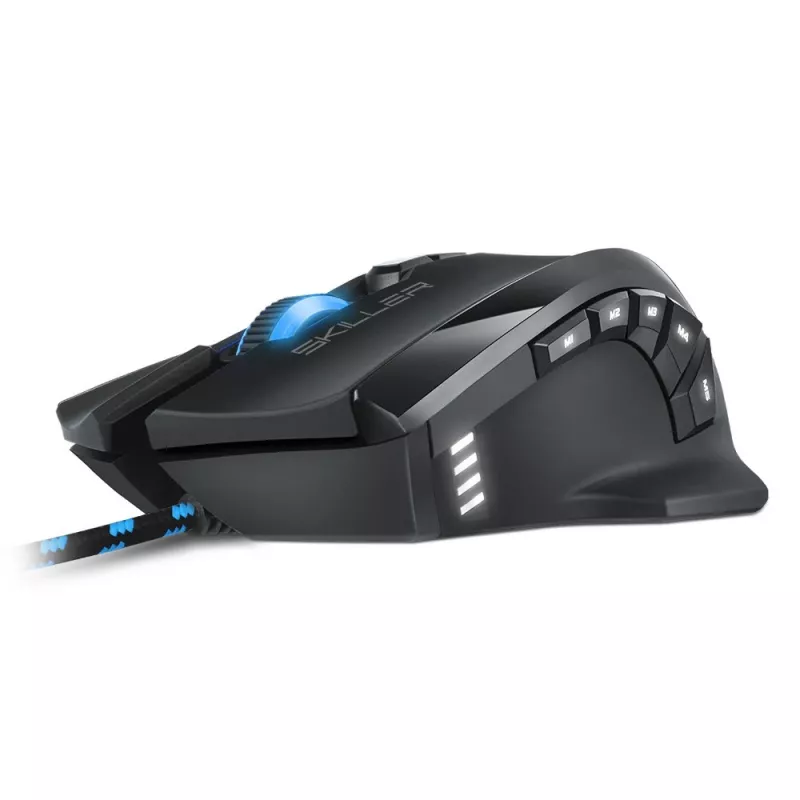 Sharkoon Skiller SGM1 pelė žaidimams, dešinei rankai, USB-A, optinė, 10800 DPI