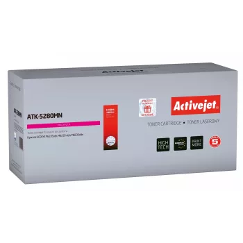Activejet ATK-5280MN kasetė (pakeičia Kyocera TK-5280M; Supreme; 11000 puslapių; raudona)