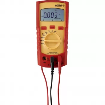 Multimetras Wiha 45218 – skaitmeninis multimetras, iki 600 V kintamosios įtampos, CAT IV
