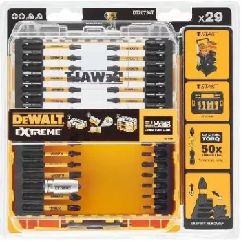 Antgalių rinkinys atsuktuvui DeWALT DT70734T-QZ 29 vnt.
