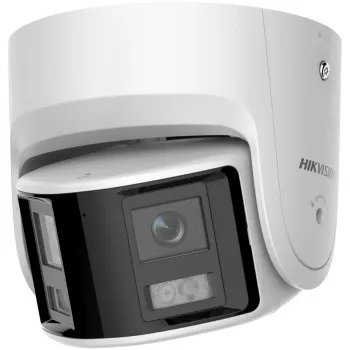 IP stebėjimo kamera Hikvision DS-2CD2346G2P-ISU/SL 4MP kupolinė, 2,8 mm objektyvas, 180° matymo laukas, IR 30 m, IP67, PoE/DC