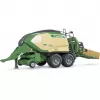 Bruder 02033 Krone Big Pack 1290HDP VC modelis-presė, mastelis 1:16, komplekte 2 stačiakampiai ryšuliai, žalios spalvos