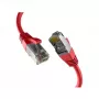 EFB-Elektronik CAT8.1 raudonas 0,25 m RJ45 jungiamasis kabelis S/FTP PIMF LSZH 2000 MHz 40 Gb tinklo kabelis