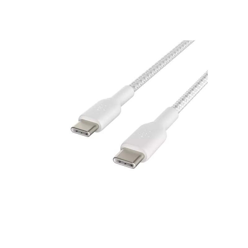 Pintas USB-C į USB-C laidas, 1 m, baltas