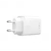 USB-C kelioninis įkroviklis FIXED FIXC30N-C-WH — 30W kompaktiškas USB-C maitinimo adapteris, vieno prievado greitasis įkrovimas