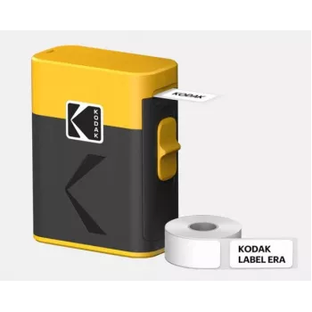Kodak Label ERA M50 Bluetooth etikečių spausdintuvas 14 mm juostoms su geltonu ritiniu