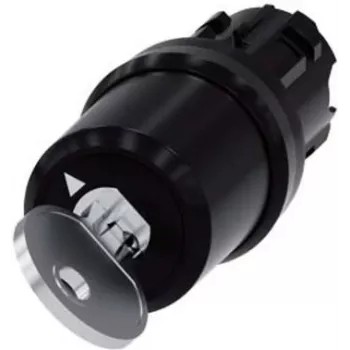 Siemens 3SU1000-5BC01-0AA0 elektrinis pavaras, juodas