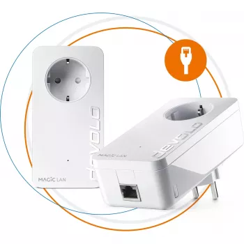 Ethernet LAN pradžios rinkinys Devolo Magic 1 LAN (1-1-2)