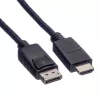 ROLINE 11.04.5782 - DisplayPort / HDMI laidas, 3 m, juodas