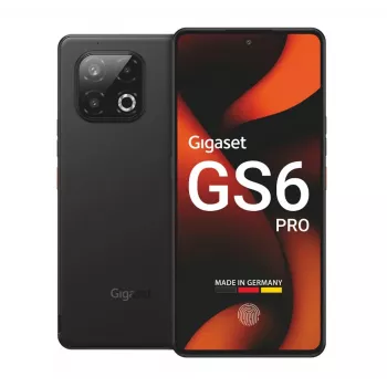 Gigaset Smartphone GS6 PRO – 16,9 cm (6,67 inch) OLED, 128GB, 5G, Dual-SIM, Juoda