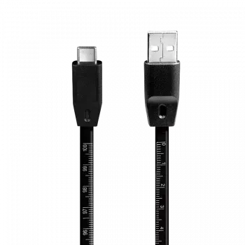 LogiLink USB kabelis – USB (vyriškas) į 24 kontaktų USB-C (vyriškas) – USB 2.0 – 5 V – 3 A – 1 m – Juodas