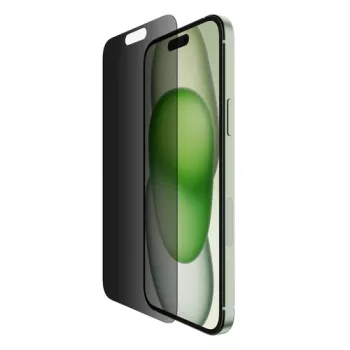 Belkin ScreenForce Pro - Apsauginis stiklas ekranui su privatumo filtru, 2,5D, grūdintas stiklas, skirtas Apple iPhone 14 Pro Max / 15 Plus (OVA148ZZ)