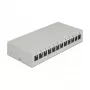 Patch Panel DeLOCK Keystone 12 prievadų pilkas