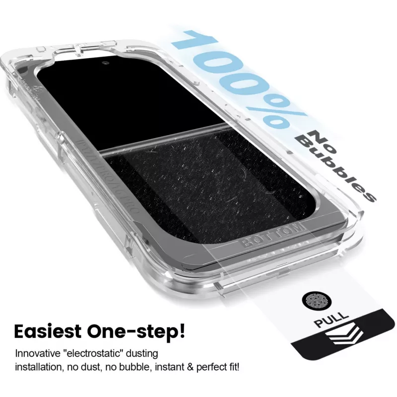 Apsauginis stiklas Nevox NEVOGLASS 3D iPhone Air 6,6 colio EASY APP