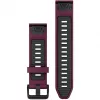 Silicinė laikrodžio juostelė GARMIN Quickfit 010-13391-04, 20 mm, Graphite/Red