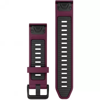 Silicinė laikrodžio juostelė GARMIN Quickfit 010-13391-04, 20 mm, Graphite/Red