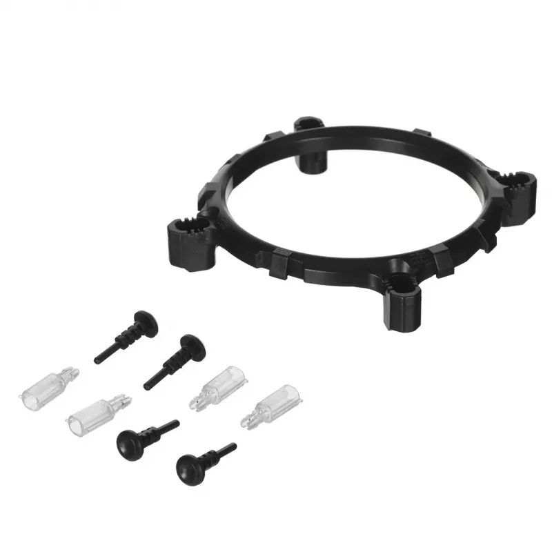 CPU aušintuvas AEROCOOL PGS Rave 4 FRGB 120mm ventiliatorius, 4 šilumos vamzdeliai, ARGB, 120×25 mm, 1800 RPM, 12 V, 0,5 A