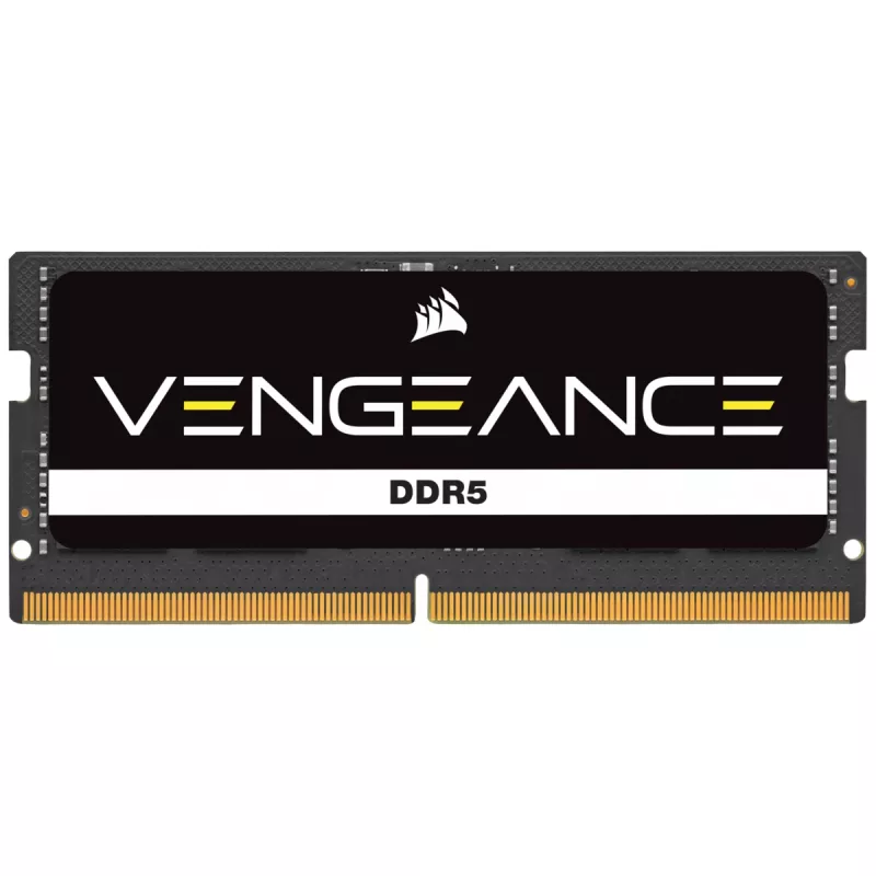 Corsair Vengeance SO-DIMM 64 GB DDR5-4800 (2x 32 GB) Dual-Kit, juodos spalvos, CMSX64GX5M2A4800C40