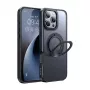 Apsauginis dėklas McDodo PC-4933 su MagSafe ir integruotu stovu, skirtas iPhone 16 Pro Max, juodas