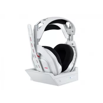 Ausinės LOGITECH A50 Lightspeed belaidės žaidimų ausinės su bazine stotele WHITE EMEA28-9
