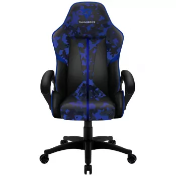 Žaidimų kėdė Thunder X3 BC1 Camo Blue su reguliuojamu aukščiu ir atlošimu