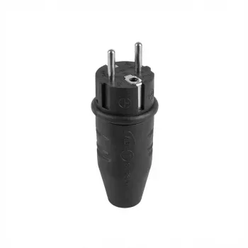 ABL Sursum ABL guminis Schuko kištukas 100000039 TPE juodas IP44 3x 2,5 mm (100000039)