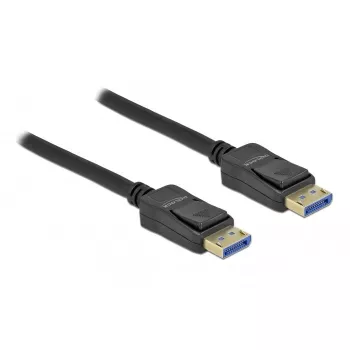 Delock DisplayPort kabelis DisplayPort (M) į DisplayPort (M) DisplayPort 2.0 3,0 m Palaiko 10K 60 Hz (10 240 × 4320) Juoda (80263)
