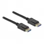 Delock DisplayPort kabelis DisplayPort (M) į DisplayPort (M) DisplayPort 2.0 3,0 m Palaiko 10K 60 Hz (10 240 × 4320) Juoda (80263)