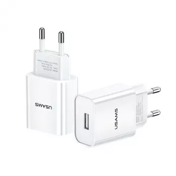 Įkroviklis Usams T18 vienas USB 2.1A tik galvutė