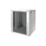 DIGITUS Professional Dynamic Basic Series DN-19 16U-6/6-EC - tinklo spinta montavimui ant sienos - pilka, RAL 7035 - 16U - 48,3 cm (19 inch)