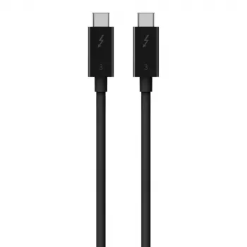 Laidas USB-C į USB-C Belkin F2CD084bt0.8MBK 0,8 m 40 Gbit/s Juodas