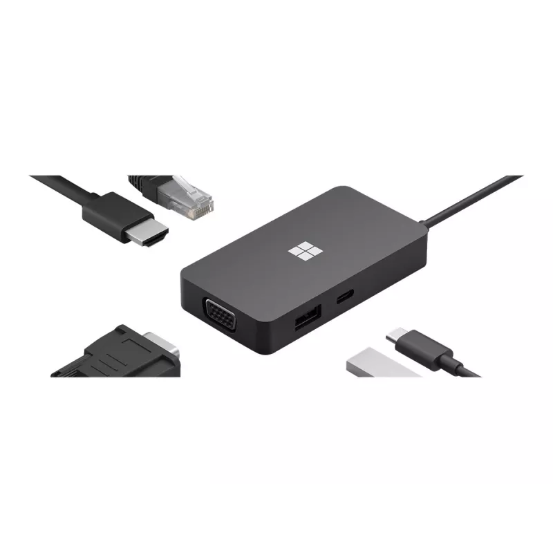 Dokavimo stotelė Microsoft 1E4-00002 Juoda